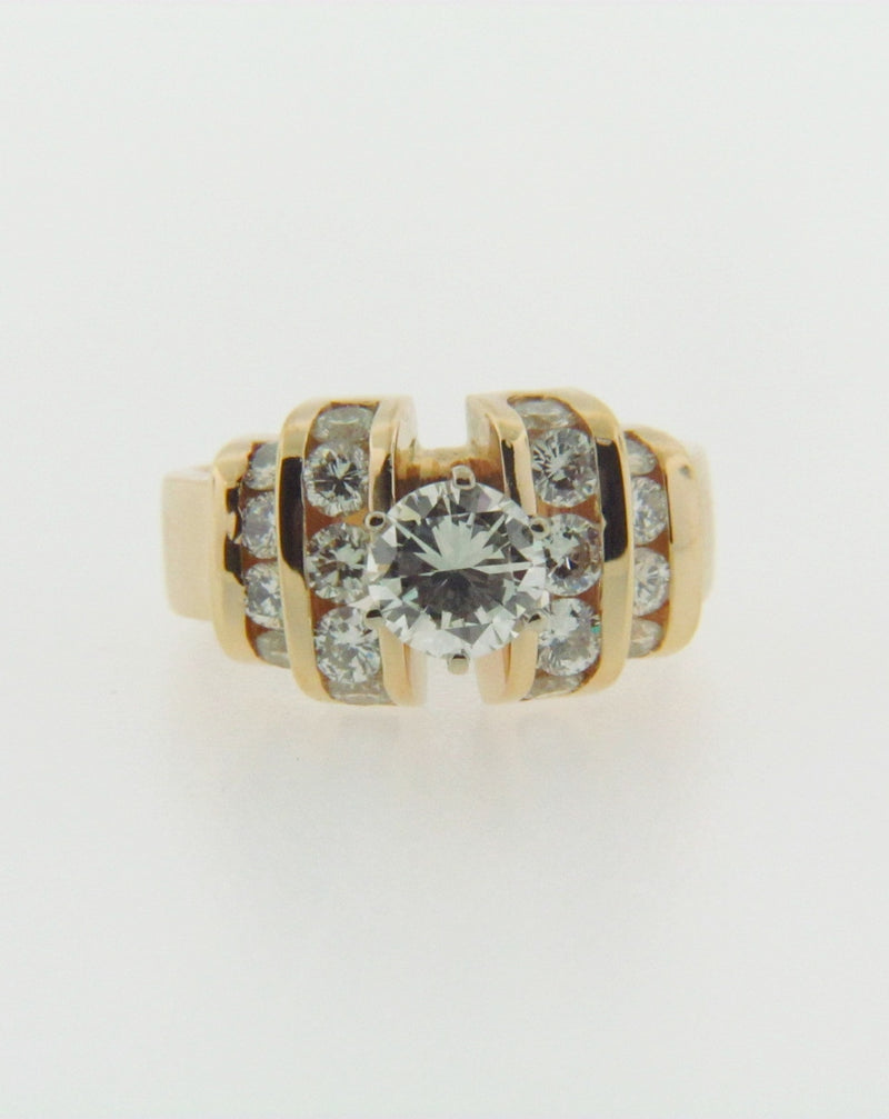 18K-YG DIAMOND SOLITAIRE RING | 18 Karat Appraisers | Beverly Hills, CA | Fine Jewelry