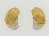 18K YELLOW GOLD DIAMOND EARCLIPS | 18 Karat Appraisers | Beverly Hills, CA | Fine Jewelry