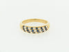 18K-YG SAPPHIRE AND DIAMOND BAND | 18 Karat Appraisers | Beverly Hills, CA | Fine Jewelry