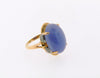 14K Yellow Gold Lavender Jade and Diamond Ring | 18 Karat Appraisers | Beverly Hills, CA | Fine Jewelry