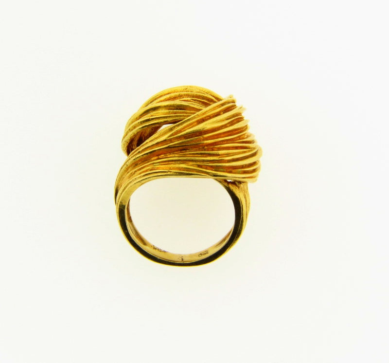 18K Yellow Gold, Knot Design Ring | 18 Karat Appraisers | Beverly Hills, CA | Fine Jewelry