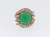 14K-YG JADEITE JADE AND DIAMOND RING | 18 Karat Appraisers | Beverly Hills, CA | Fine Jewelry
