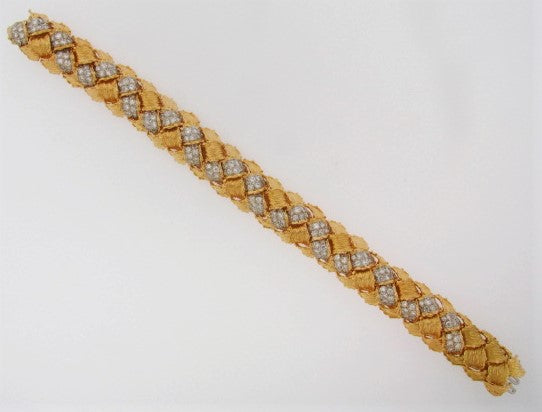 18K-YG DIAMOND BRACELET