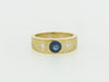 18K YELLOW GOLD SAPPHIRE AND DIAMOND RING | 18 Karat Appraisers | Beverly Hills, CA | Fine Jewelry