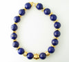 18K Yellow Gold, Lapis Lazuli Bead Necklace | 18 Karat Appraisers | Beverly Hills, CA | Fine Jewelry