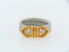 18K-YG AND S/S DIAMOND RING BY "FRED" | 18 Karat Appraisers | Beverly Hills, CA | Fine Jewelry