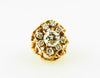 14K Yellow Gold Diamond Cluster Ring | 18 Karat Appraisers | Beverly Hills, CA | Fine Jewelry