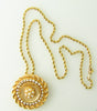 14K Yellow Gold, Circular Pearl Pendant | 18 Karat Appraisers | Beverly Hills, CA | Fine Jewelry