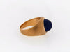 18K-YG LAPIS LAZULI DOME RING