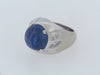 14K White Gold Star Sapphire and Diamond Ring | 18 Karat Appraisers | Beverly Hills, CA | Fine Jewelry