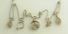 14K White Gold, Diamond Charm Necklace | 18 Karat Appraisers | Beverly Hills, CA | Fine Jewelry