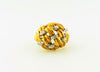 18K Yellow Gold, Diamond Bombe Ring | 18 Karat Appraisers | Beverly Hills, CA | Fine Jewelry