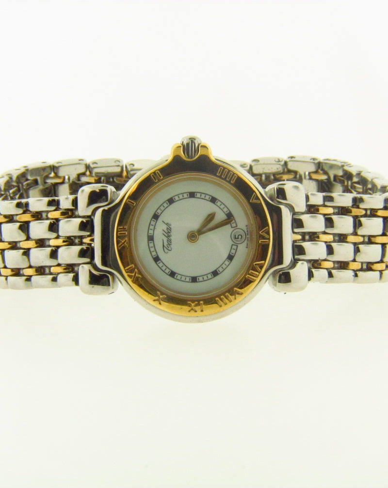 Stainless Steel and Yellow Gold Tabbah Wristwatch | 18 Karat Appraisers | Beverly Hills, CA | Fine Jewelry