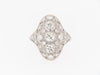 PLATINUM DIAMOND FILIGREE RING | 18 Karat Appraisers | Beverly Hills, CA | Fine Jewelry