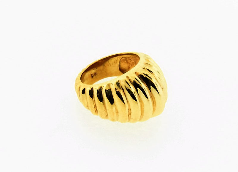14K Yellow Gold Bombe Ring | 18 Karat Appraisers | Beverly Hills, CA | Fine Jewelry
