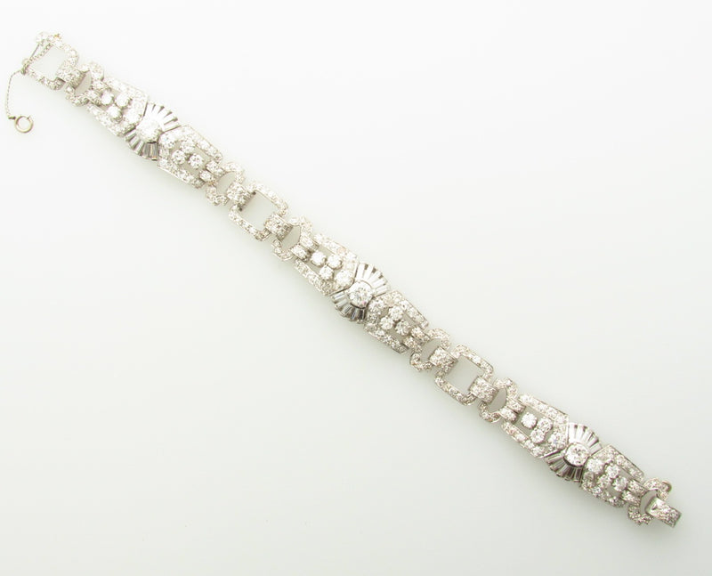 Art Deco, Platinum Diamond Bracelet