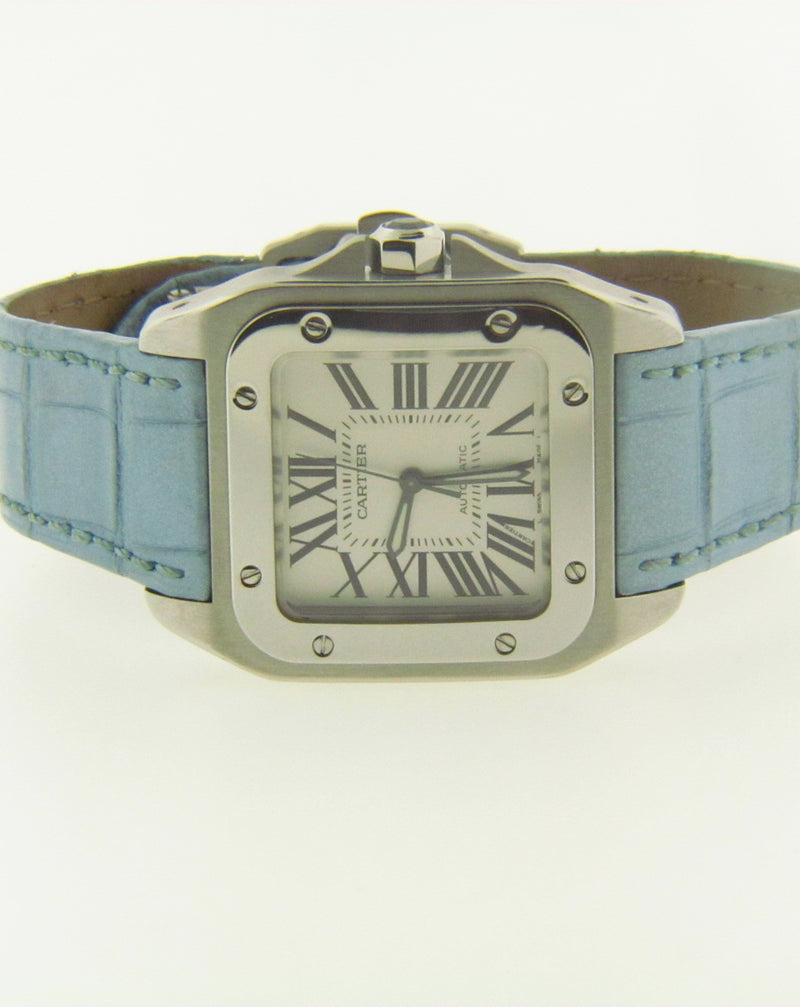 Midsize Stainless Steel Wristwatch by Cartier | 18 Karat Appraisers | Beverly Hills, CA | Fine Jewelry