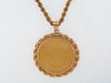 18K-YG COIN PENDANT