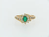 14K YELLOW GOLD EMERALD AND DIAMOND RING | 18 Karat Appraisers | Beverly Hills, CA | Fine Jewelry