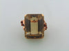 14K Rose and Yellow Gold Citrine and Ruby Ring | 18 Karat Appraisers | Beverly Hills, CA | Fine Jewelry