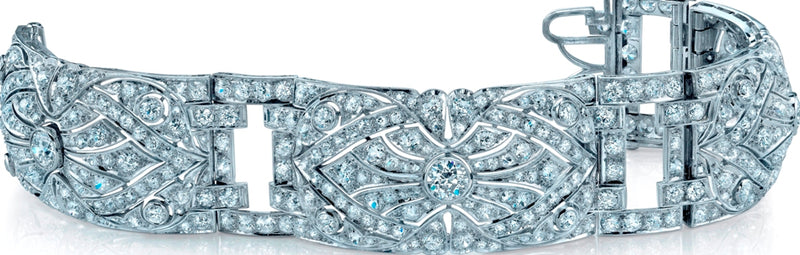 Art Deco, Platinum Diamond Bracelet