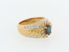 14K-YG SAPPHIRE AND DIAMOND RING | 18 Karat Appraisers | Beverly Hills, CA | Fine Jewelry