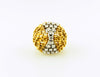 18K Yellow Gold, Diamond Dome Ring | 18 Karat Appraisers | Beverly Hills, CA | Fine Jewelry
