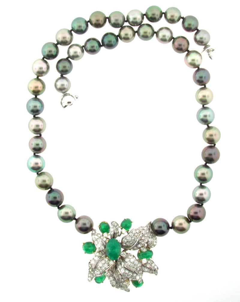 Black Tahitian Pearl Necklace