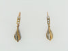14K YELLOW GOLD DIAMOND DANGLE EARRINGS | 18 Karat Appraisers | Beverly Hills, CA | Fine Jewelry