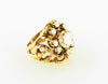 14K Yellow Gold Diamond Cluster Ring | 18 Karat Appraisers | Beverly Hills, CA | Fine Jewelry