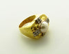 14K Yellow gold, Mabe Pearl and Diamond Ring | 18 Karat Appraisers | Beverly Hills, CA | Fine Jewelry
