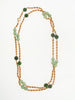 14K YELLOW GOLD JADE BEAD, ROPE TWIST CHAIN NECKLACE | 18 Karat Appraisers | Beverly Hills, CA | Fine Jewelry