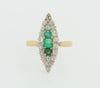 18K YELLOW GOLD EMERALD AND DIAMOND RING | 18 Karat Appraisers | Beverly Hills, CA | Fine Jewelry