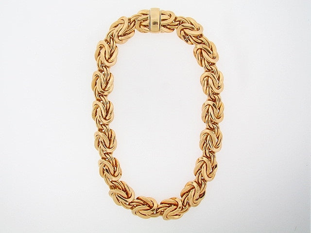 18K-YG FANCY LINK NECKLACE