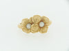 14K YELLOW GOLD FLOWER RING | 18 Karat Appraisers | Beverly Hills, CA | Fine Jewelry