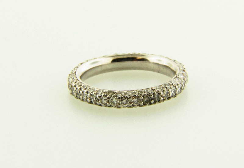 18K White Gold, Diamond Eternity Band | 18 Karat Appraisers | Beverly Hills, CA | Fine Jewelry