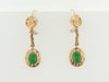 14K-YG JADE EARRINGS