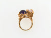 14K Yellow Gold Pearl, Diamond, and Amethyst Ring | 18 Karat Appraisers | Beverly Hills, CA | Fine Jewelry