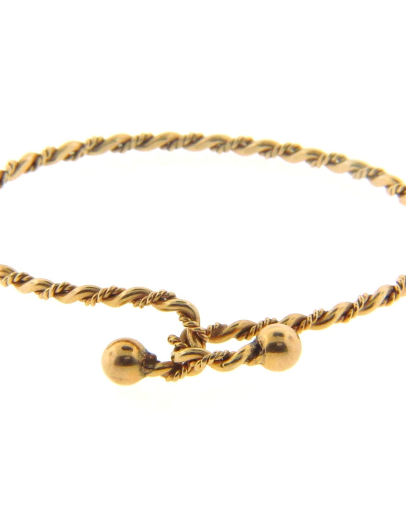 14K Yellow Gold Bangle Bracelet | 18 Karat Appraisers | Beverly Hills, CA | Fine Jewelry