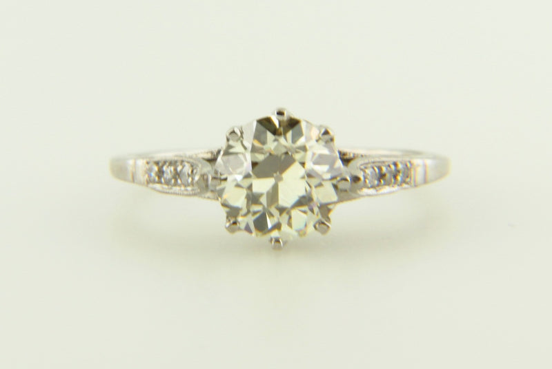 Platinum, Diamond Solitaire Ring | 18 Karat Appraisers | Beverly Hills, CA | Fine Jewelry