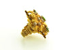 18K Yellow Gold, Green Tourmaline and Diamond Ring | 18 Karat Appraisers | Beverly Hills, CA | Fine Jewelry