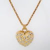 18K-YG DIAMOND HEART PENDANT