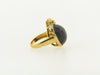 18K Yellow Gold Black Onyx and Diamond Ring | 18 Karat Appraisers | Beverly Hills, CA | Fine Jewelry