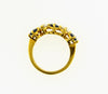 18K Yellow Gold, Diamond and Sapphire Band | 18 Karat Appraisers | Beverly Hills, CA | Fine Jewelry