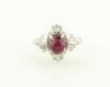 Platinum, Star Ruby and Diamond Ring | 18 Karat Appraisers | Beverly Hills, CA | Fine Jewelry