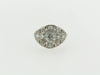 PLATINUM DIAMOND BOMBE RING | 18 Karat Appraisers | Beverly Hills, CA | Fine Jewelry