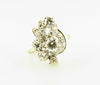 14K White Gold, Diamond Cluster Ring | 18 Karat Appraisers | Beverly Hills, CA | Fine Jewelry