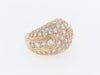 14K-YG DIAMOND BOMBE RING