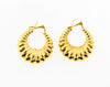 14K Yellow Gold Hoop Earrings | 18 Karat Appraisers | Beverly Hills, CA | Fine Jewelry