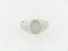14K WHITE GOLD STAR-SAPPHIRE RING | 18 Karat Appraisers | Beverly Hills, CA | Fine Jewelry